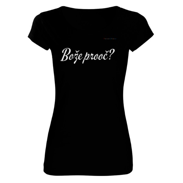 Tričko s potiskem Berte život s humorem